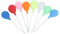 8 Stück Puppenhaus-Luftballons, 1:12, Bunte Schaumstoff-Garten-Bonsai-Miniatur-Luftballons, Mini-Luftballons, Bonsai, dekoratives Zubehör, Kinderspielzeug, Dekoration für Puppenhaus-Party