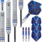 Unicorn World Champion Natural Dartpfeile, blau, 23 g