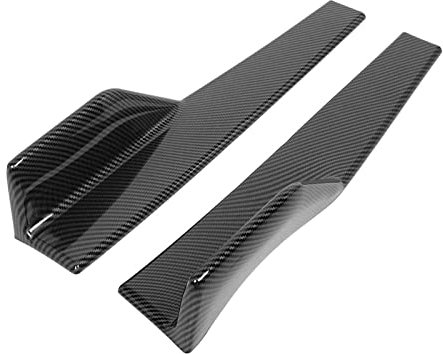 Auto Frontspoiler Für A-UDI A3 A4 B8 B6 A6 C6 A5 B7 Q5 C5 8P Q7 TT C7 A1 Q3 S3 A7 B9 8L A8 Universal Auto Seitenschweller Body Kit Spoiler Front Stoßstangen-Spoilerlippe (Farbe : Black)