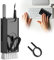 Reinigungsbürste für Tastatur,8 in 1 Keyboard Cleaning Brush Kit, Multifunktionales Reinigungsset für Kopfhörer, mit Tastenkappe Abzieher, Tastatur, Laptop, Telefon, PC-Monitor(Schwarz)