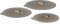 Ikea KLOCKREN Universaldeckel 3er Set Silikon