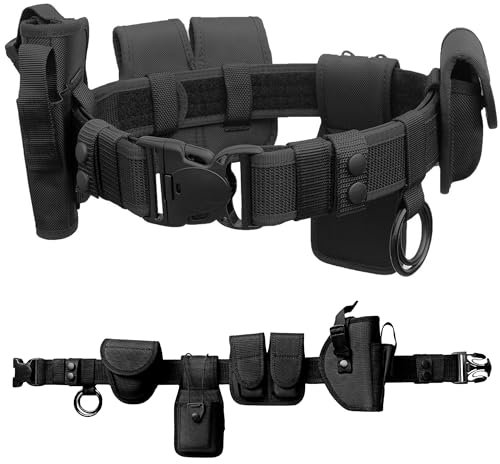 ZGJINLONG Duty Belt Rig police Tactical Utility Guard Modular Law Enforcement cinturon spy defense batman Military Equipment System Pouches Kit Belt