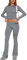 ABINGOO Damen Baumwoll Lounge Oberteil Und Schlaghose Geschnittene Yoga Trainingsanzug Zweiteiliger Outfit Schmal Loungewear Set (Dunkelgrau, M)