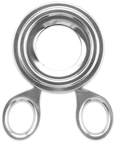 Tabanzhe Stainless Steel Egg Cutter - Ideal for Soft Boiled, Hard Boiled or Raw Eggs - 1PCS Silver Egg Slicer for Kitchen, Egg Cutter Tool, Shell Opener, and Dicer,Kitchen Gadgets