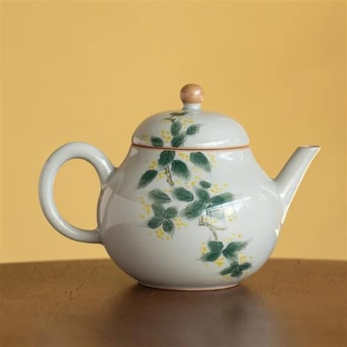 Teiere Set Di Teiere Teiere Fatte A Mano Per Infusi Bollitore Kung Fu Set Da Tè Simpatico Bollitore Per Tè 130ml Teiera In Ceramica Con Fiori Pera Dipinta A Mano Teiera Set Da Tè