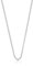 MUAU Schmuck Collier Königskette klassisch Weissgold 750, 2mm, 60cm