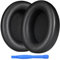 MMOBIEL Ersatz Ohrpolster für Beats Studio Pro Wireless Noise Cancelling Kopfhörer Memory- Schaumstoff und Protein PU Kopfhörer Ohrpolster - Ersatzpolster – Schwarz