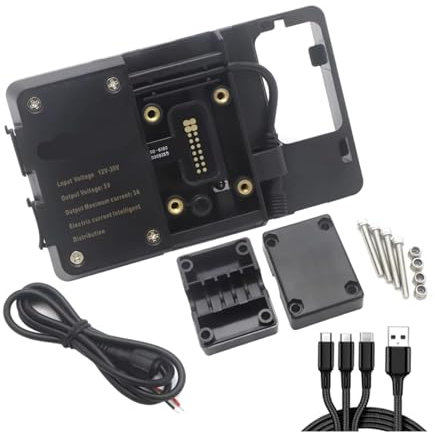 Porta Cellulare Smartphone Per BMW Per R 1200 Per RT Per R1200RT Sotto 2009 2008 2007 2006 Staffa Di Navigazione Navigatore GPS Per Moto Supporto Per Telefono Di Ricarica USB(Phone Bracket)