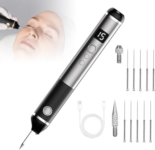 Lápiz De Plasma De 15 Velocidades Para Eliminar Verrugas, Pecas, Lunares Y Verrugas. No Daña La Piel. Ideal Para Rostro, Manos, Cuello, Cabeza, Nariz, Brazos Y Piernas