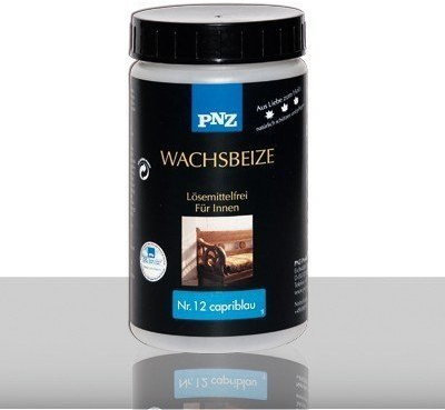 PNZ-Wachs Beize (1 Liter Dunkelgrau) Geeignet für Holzdecken, Holzverkleidungen, Deckenbalken, Schnitzereien, Regale und Möbel