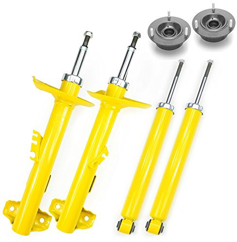 4X SPORT-STOßDÄMPFER GASDRUCK SPORTDÄMPFER VORNE HINTEN + DOMLAGER VA - 3ER E36