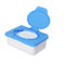 Pengyu- Dry Wet Tissue Paper Case Care Baby Wipes Napkin Storage Box Holder Container Home Car Office Wipes Holder with Buckle Lid