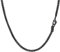 PROSTEEL Collier Homme Chaîne Noir 55cm, Maille Spiga 3mm, Simple Chain Necklace pour Garçon