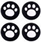 Silikon-Daumenkappe für Joysticks, Thumbsticks, für PS4, PS3, Xbox One, PS2, Xbox 360, Game-Controller (weiße Katze, Hundepfoten), 4 Stück