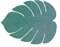 Lind DNA Glasuntersetzer Monstera Recyceltes Leder Hippo Pastell Grün, Maße: 14cm x 12cm, 989961