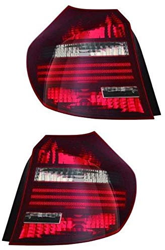 Rückleuchte Heckleuchte Set links & rechts schwarz P21W PY21W W16W ohne Lampenträger für Model 1er E87 E81