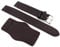 Sulla 20mm Uhrenarmband für Feste Stege Bund Style mit Unterlage dunkel braun