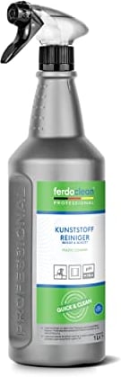 ferdoclean® Plastic Cleaner 750 ml | Fenêtres en plastique, cadres de fenêtres, meubles de jardin | Nettoyant PVC, dissolvant de nicotine, dissolvant de résidus d'adhésif