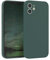 EAZY CASE - Silikonhülle für iPhone 12 Hülle Silikon Case Grün weich stoßfeste Handyhülle iPhone 12 Schutzhülle mit Kameraschutz Dünn Premium Schutz Cover TPU Phone Bumper in Piniengrün
