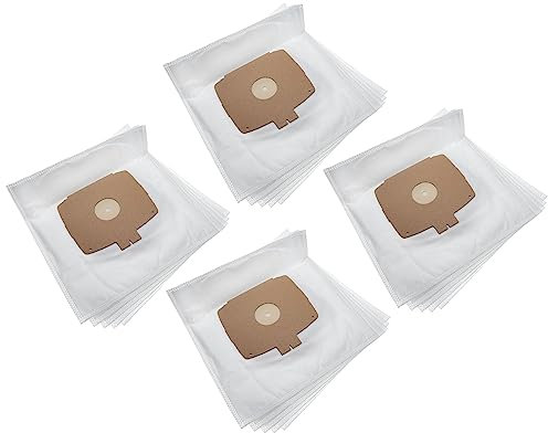 vhbw 20x Sacs compatible avec Electrolux D735, D700, D715, D720/P, D725, D728, D729, D730 aspirateur - 30,35cm x 30,3cm blanc