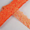 10 Yard Bestickte Spitzenbordüre Spitzenbesatz Stoff Spitzenband,Geschenkband Spitze Band Meterware,Spitzenborte Zum DIY Basteln Nähen Weihnachten Hochzeit Party Deko Blumen Geschenkverpackung,Orange