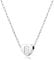 KENYG S925 Silver A-Z Capital Initial Heart Pendant Necklaces for Women Girls Lady for Christmas Birthday Graduation,Women Choker Tiny Necklaces Fashion Jewellery (E)