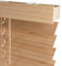 Bambus Jalousie 50mm - Natur - 50 cm x 250 cm - Fenster und Tür Jalousie - Bambus-Jalousie - Innenbereich Bohren