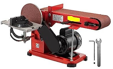 EYESLA 375W Multi-Function Abrasive Sanding Machine Desktop Belt Disc Sander Handmade Woodworking Grinding Polishing Power Tools