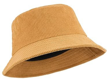 Zylioo Cord Fischerhut Anglerhut Für Kleinen Kopf,Kord Bucket Hats Größe 55cm,Kleiner Winter Sonnenhut mit Breiter Krempe