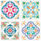 FINGERINSPIRE 4Pcs Pochoir de Peinture à Motif de Carreaux de 20x20 cm Pochoirs de Bordure Damassés Réutilisables Pochoir Décoratif Floral Damassé pour Mur Bois Toile Meubles Décoration D'Intérieur
