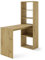 Schreibtisch mit Regalen Harmony 120 cm - Schreibtischregale Bücherregal - Computertisch Arbeitstisch - Home Office (Artisan Eiche)