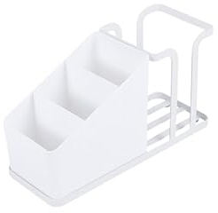 junweideyi; Organizador de tazas de papel desechable para escritorio, organizador de estación de café, organizador de bolsas de té y café al por mayor (blanco)