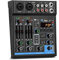 Mixe audio professionale, console per scheda audio a 4 canali USB digitale Bluetooth Dj Controller 48v Power per Stage Band