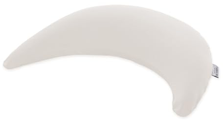 Set Theraline Stillkissen Bambusmond & Spucktuch | Bauchstützkissen, Kuschelkissen, Reisekissen inkl. Bezug Bambus-Viskose & Bio Baumwolle | verwendbar als Schwangerschafts- und Stillkissen