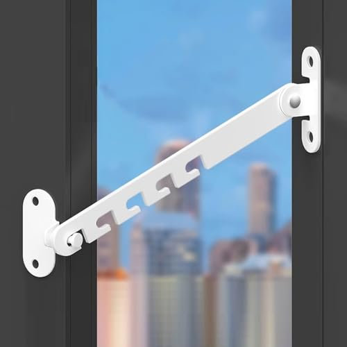 Fensterfeststeller, Verstellbarer Kippfenster Feststeller, Kippfensterschutz mit Zuschlagschutz, Fenster Kipp Regler Fensterbegrenzer Fenster Regler Fensterstoppe 5 Feste Positionen