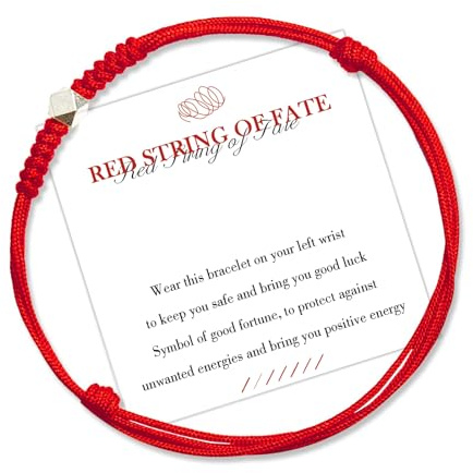 QianSiLi Red String Bracelet For Women 925 Sterling Silver Charm Bracelet Good Luck Gifts For Mum/Girlfriend/Friends/Sister