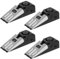 Flintronic 4PCS Door Stop Alarm, Portable Door Security Stopper Alarm, Adjustable Non-Slip Wdge Security Device with 120dB Alert, Door Wedges Indoors for Home Hotel Travel Intruder Alert Detection