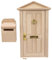 Doll House Door with Mailbox Wood 1/12 Scale Doll House Door Set Easy Setup Realistic Miniature Furniture Mini Dollhouse Accessories Gift for Dollhouse Enthusiasts