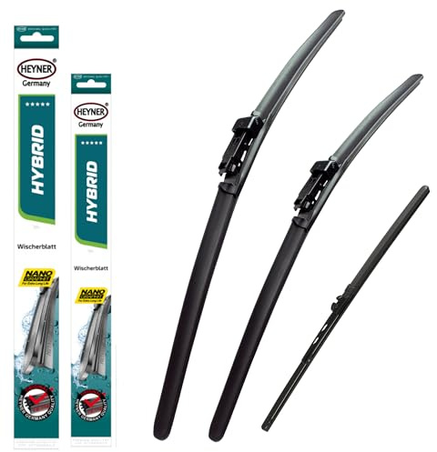 Heyner Fits: Infinity Q30 2015-2020 Hybrid Wiper Blades Front Rear HH2419PT10x1