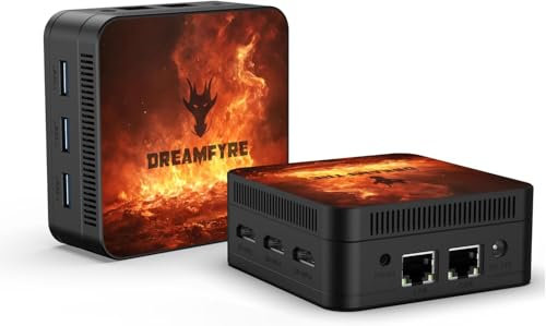 Mini PC 8GB DDR5 256GB M.2 SSD, Mini Computer Alder Lake-N95 (up to 3.4GHz) 4 Cores 4 Threads, Mini Desktop Computer Support 3 Screen Display/USB 3.0/ WiFi 5/Gigabit Ethernet Port/Bluetooth 5.0/VESA