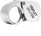 RDNKVB 20 Fach Lupe Taschenlupe,Juwelier Lupe,Vergrößerungsglas Für Juweliere,Juwelierlupe,Faltbar Juwelier Uhr Lupe,Jewelers Loupe,Juwelierslupe,Einschlaglupe,Juwilierlupe,Lupe Botanik,20x21mm