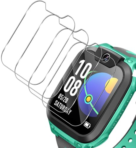 TUTUO Schutzfolie Kompatibel mit IMOO Watch Phone Z1 für Panzerglas, [4 Stück] HD 9H Schutzglas, Kratzfester Blasenfrei, Hochauflösender Transparent Folie für IMOO Z1 Displayschutz
