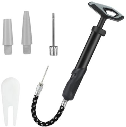 Qfdiwr Gonfleur de Ballon de Basket,Pompe À Air Multifonction pour Ballons Sportifs Gonflables Piscine - Système Anti-Dérapage Gonflage Ballons – Accessoires Famille Ados Adultes Intérieur Et