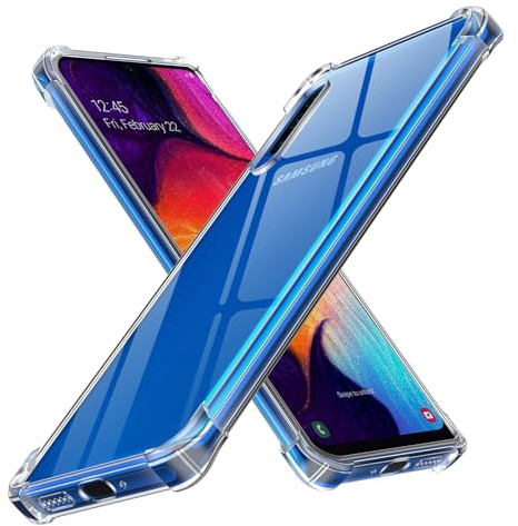 Olgary Hülle für Samsung Galaxy A50/A30S/A50s,Handyhülle Klare Stoßfeste Dünne Silikon Anti-Kratzer Transparent TPU Rückseite für Samsung A50/A30S/A50s 6.4(Durchsichtig)