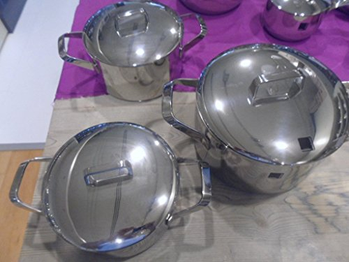 Sambonet Set 6 Pezzi Batteria pentole Menu