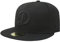 New Era 59Fifty Hat MLB Basic Los Angeles Dodgers LA D Black Fitted Baseball Cap, Herren, schwarz / weiß, 7 1/2