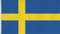 normani Fahne mit Messingösen 90 x 150, 150 x 250 oder 300 x 500 cm wählbar Farbe Schweden Größe 90 x 150