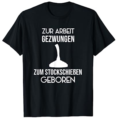Lustiges Stockschießen Spruch Stocksport Eisstockschießen T-Shirt