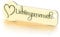Einkaufswagenlöser ® Lieblingsmensch® beige/Schlüsselanhänger Einkaufschip mit Schlüsselfundservice/Abziehbarer Einkaufswagenchip Metall, Chip Einkaufswagen, Key Finder / 1 Stück