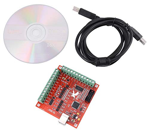Akozon CNC-Steuerkarte USB 100KHz Motion Controller-Karte Breakout Board für CNC-Gravur